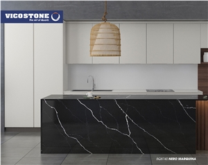 Artificial Stone Vicostone Bq8740 Nero Marquina