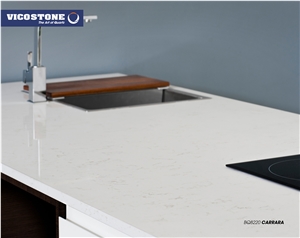 Quartz Countertop Vicostone Bq8220 Carrara Quartz Countertop Vicostone Bq8220 Carrara