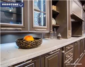 Quartz Countertop Vicostone Bq8440 Bianco Venato