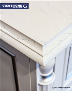 Quartz Countertop Vicostone Bq8440 Bianco Venato