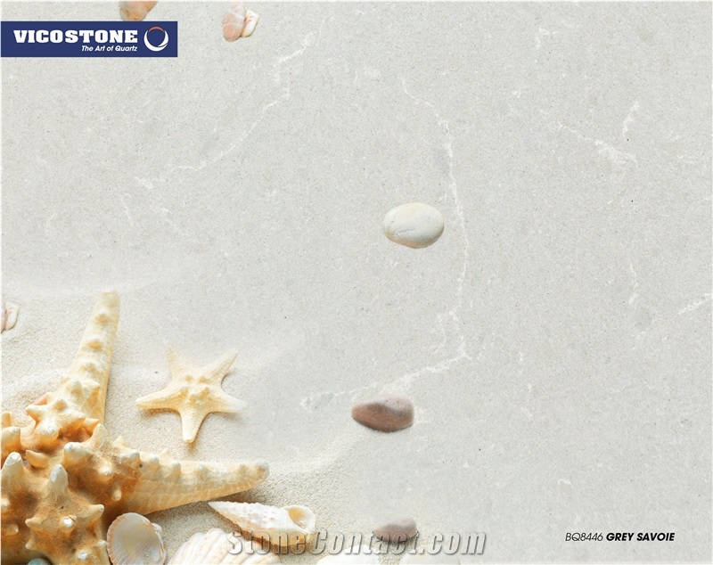 Quartz Countertop Vicostone Bq8446 Grey Savoie