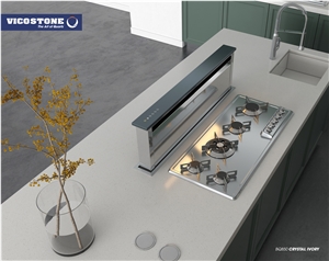 Quartz Countertop Vicostone Bq850 Crystal Ivory