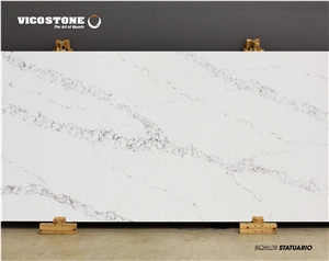 Quartz Countertop Vicostone Bq8628 Statuario