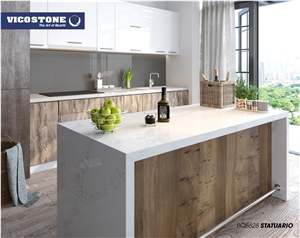 Quartz Countertop Vicostone Bq8628 Statuario