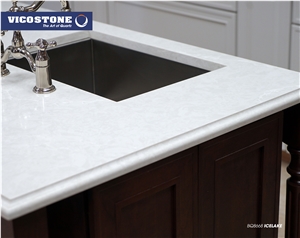 Quartz Countertop Vicostone Bq8668 Icelake