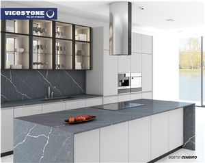 Quartz Countertop Vicostone Bq8730 Cemento