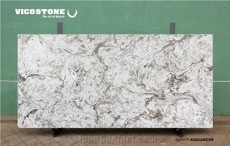Quartz Countertop Vicostone Bq8829 Avalanche