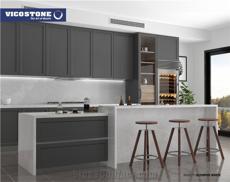 Quartz Countertop Vicostone Bq8870 Olympus White