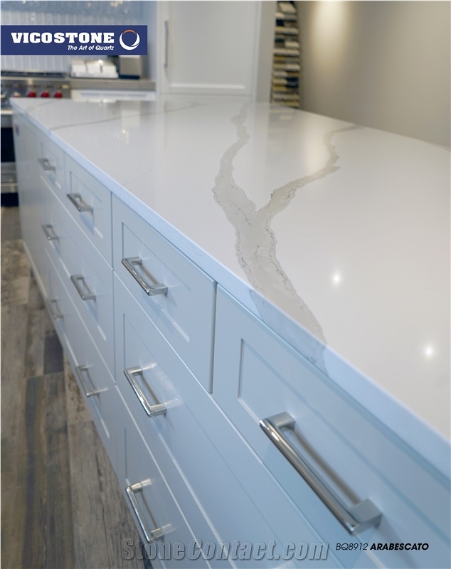 Quartz Countertop Vicostone Bq8912 Arabescato