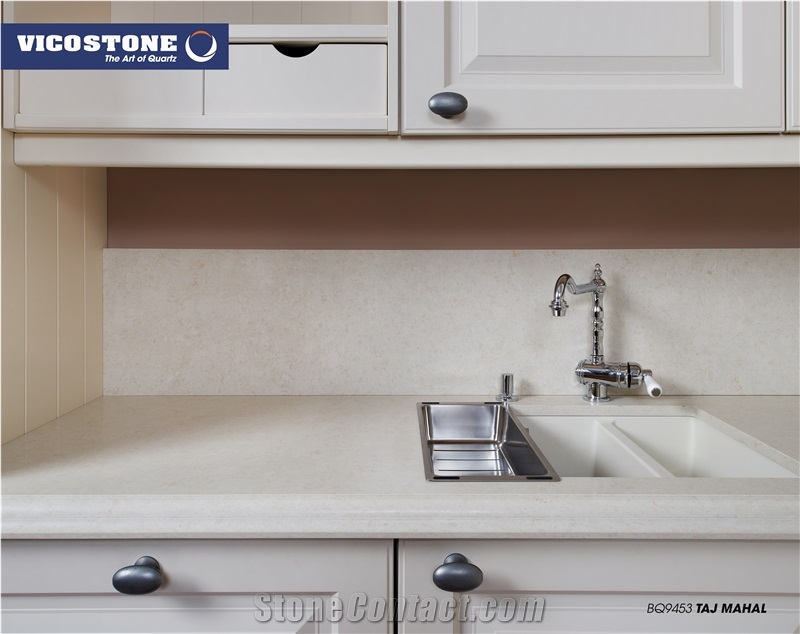 Quartz Countertop Vicostone Bq9453 Taj Mahal