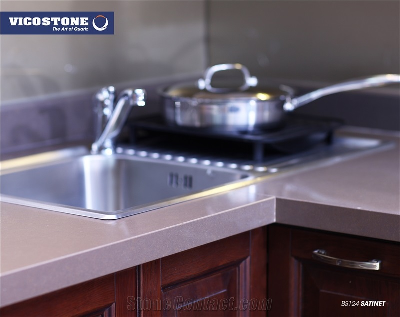 Quartz Countertop Vicostone Bs124 Satinet