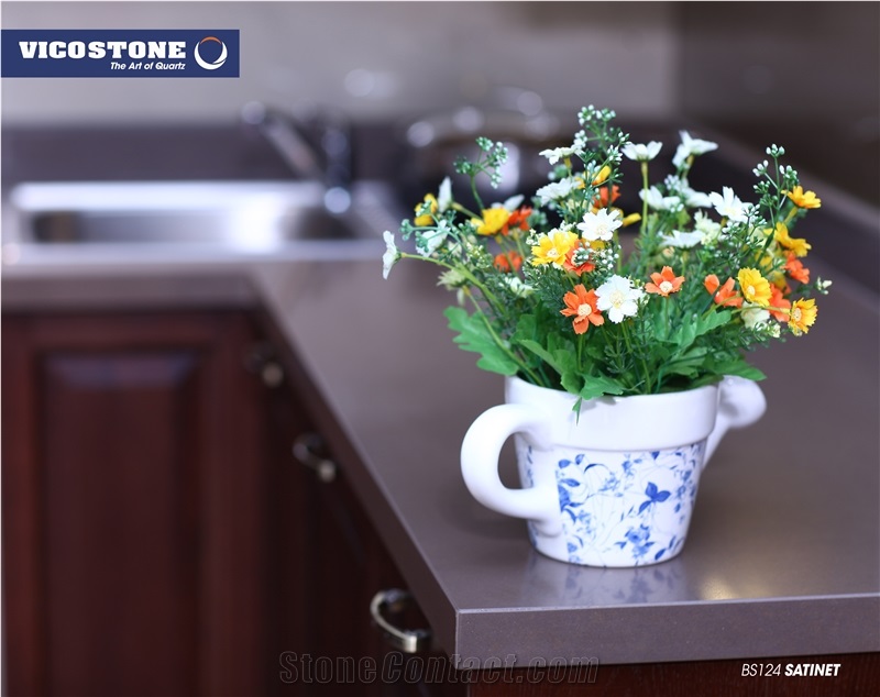 Quartz Countertop Vicostone Bs124 Satinet