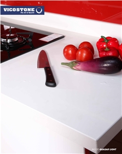 Quartz Coutertop Vicostone Bq100 Quasar Light