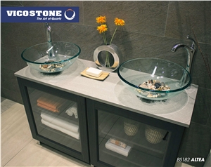 Quartz Stone Bath Bountertop Vicostone Bs182 Altea