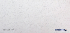 Vicostone Bq2600 Valley White Quartz Countertop