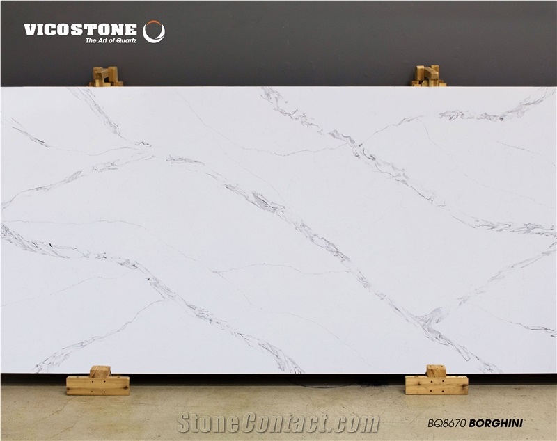 Vicostone Bq8670 Borghini Quartz Countertop