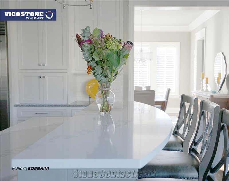 Vicostone Bq8670 Borghini Quartz Countertop