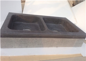 Blue Limestone Natural Rectangular Sinks and Basin