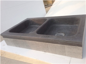 Blue Limestone Natural Rectangular Sinks and Basin