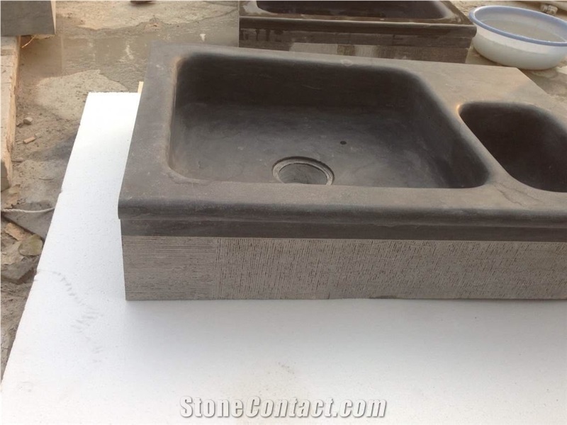 Blue Limestone Natural Rectangular Sinks and Basin