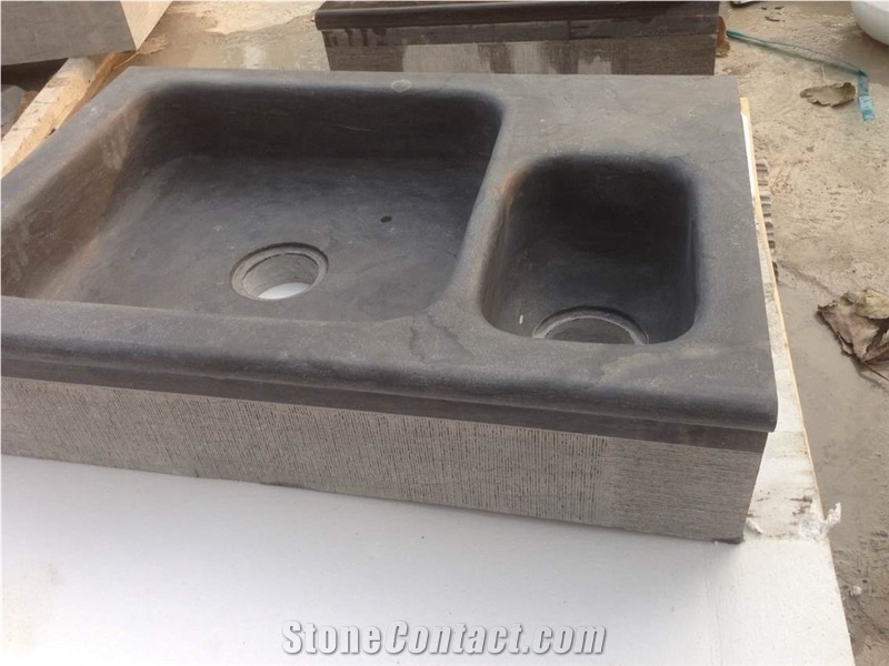 Blue Limestone Natural Rectangular Sinks and Basin