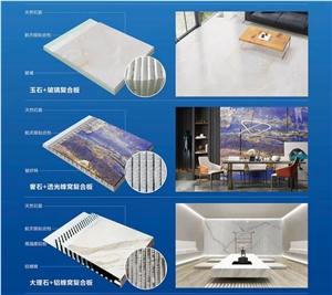 Aluminum Honeycomb Composite with Granite Slab
