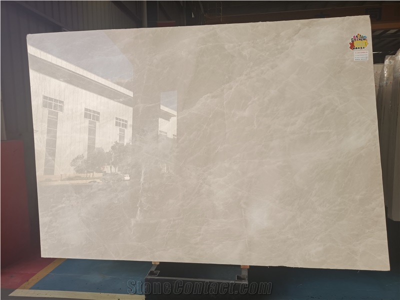 Aran White Marble Slab in Stock
