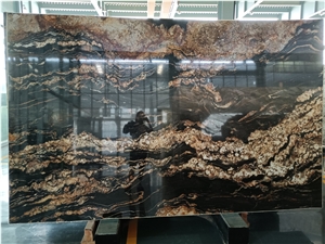 Black Fusion Granite Slab