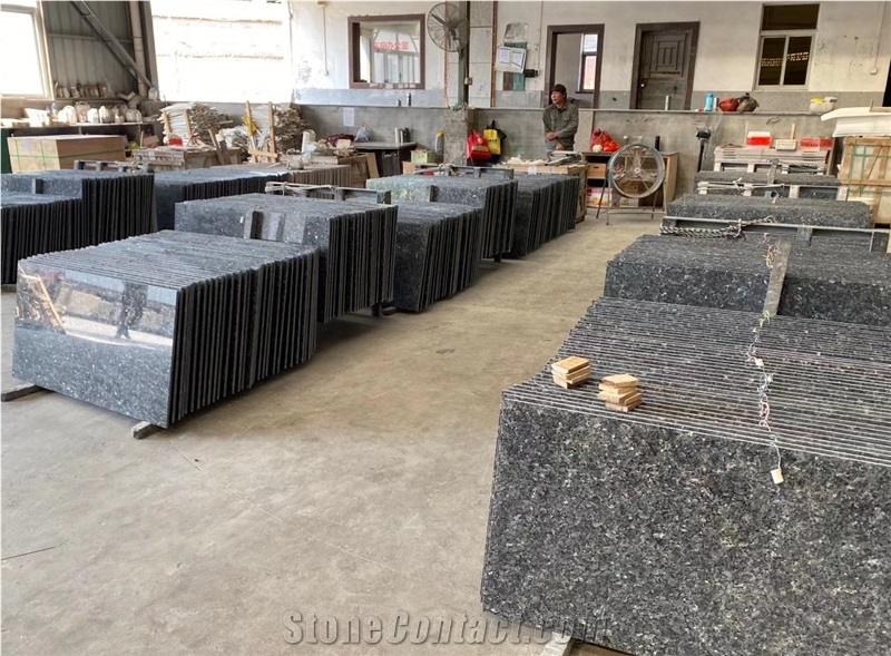 Blue Pearl Granite Cut to Tiles 18mm