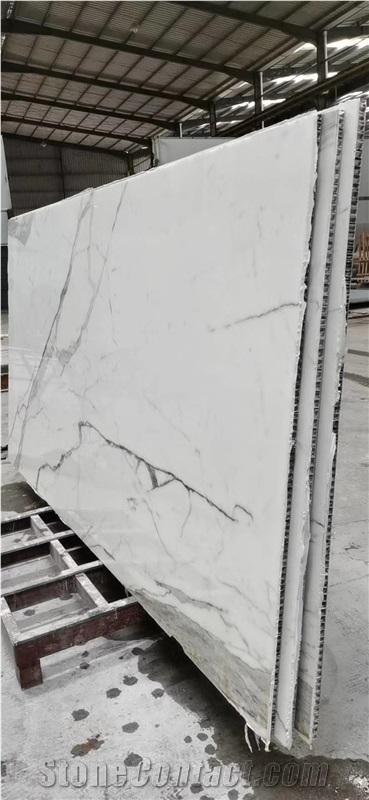 Calacatta Marble Composite with Aluminum Panel