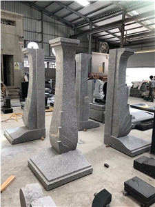 China Grey Granite Pillar