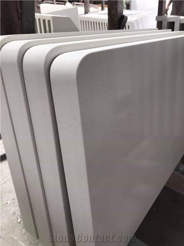 Engineered Quartz Vanity Tops for Hotel Projects