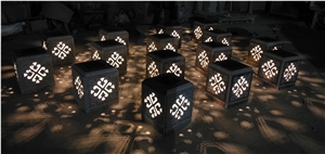 G635 Granite Garden Stone Lanterns