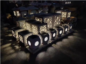 G635 Granite Garden Stone Lanterns