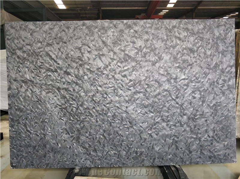 Matrix Black Leather Finished Slab