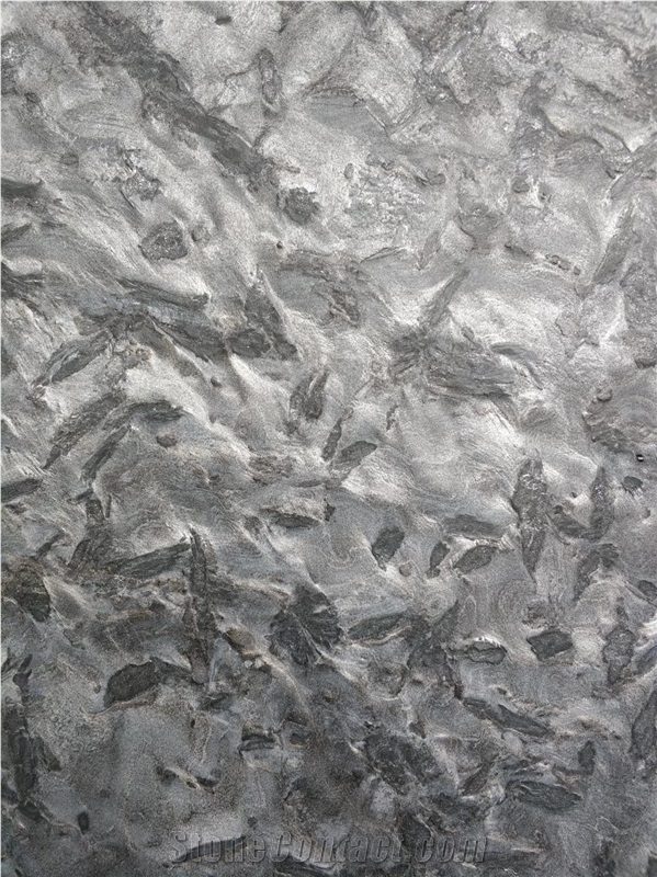 Matrix Black Leather Finished Slab