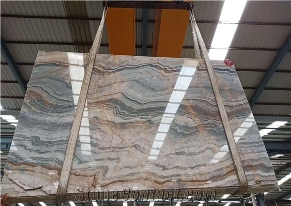 Roman Impression Marble Slab
