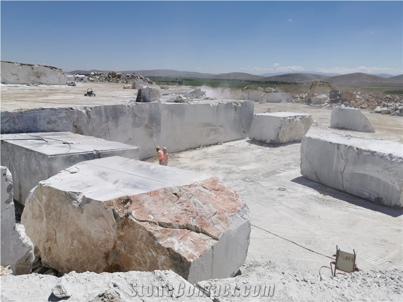 Karaman Cascatta Grey Marble Blocks