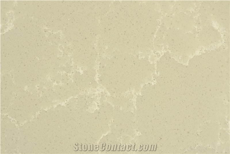 Beige Big Pattern Series Quartz Stone