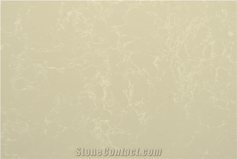Beige Big Pattern Series Quartz Stone