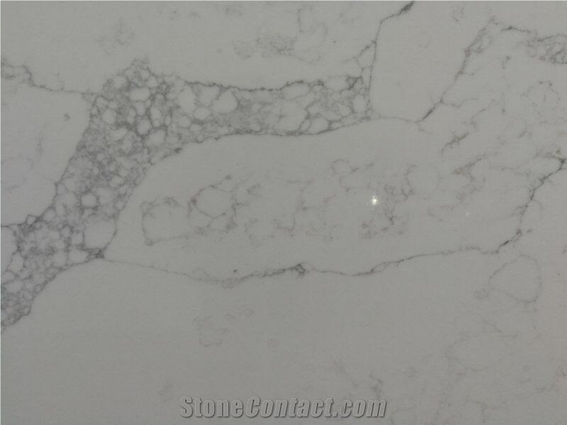 Carrara/ Calacatta Quartz Slabs