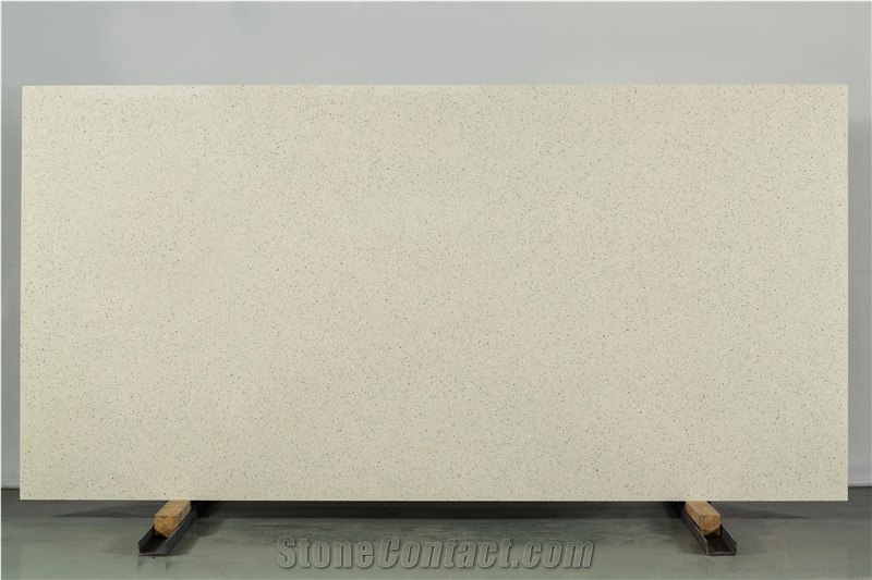 Cream White Quartz Stone Slabs