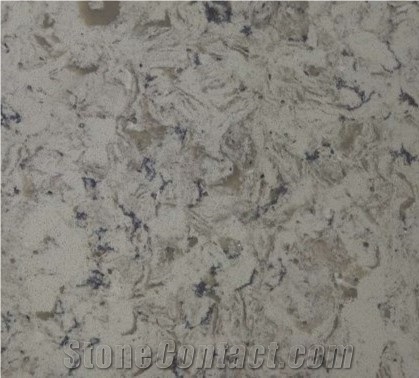 Decorative Pattern Quartz Slab