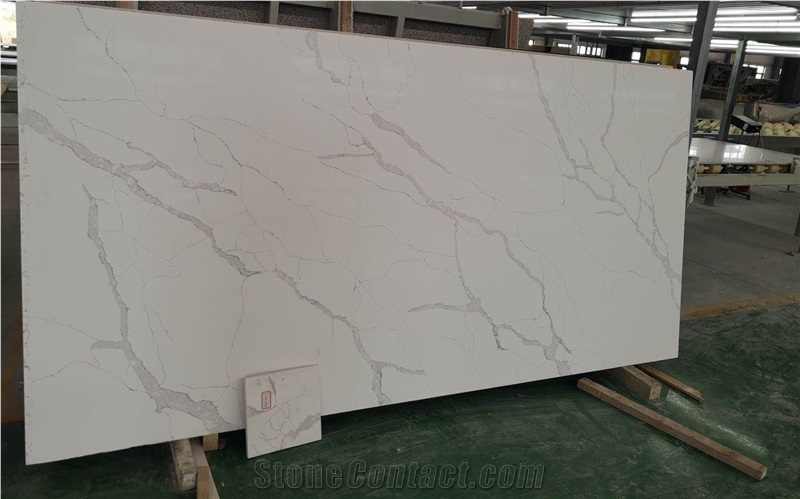 Hot Sales Calacatta Quartz Slab