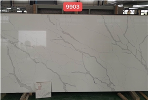Hot Sales Calacatta Quartz Slab