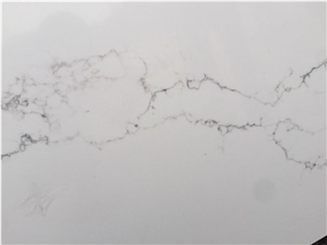 Ice Crack Calacatta Quartz Slab
