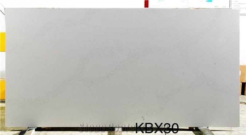 Ice Crack Calacatta Quartz Slab
