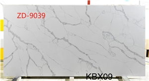 Ice Crack Calacatta Quartz Slab