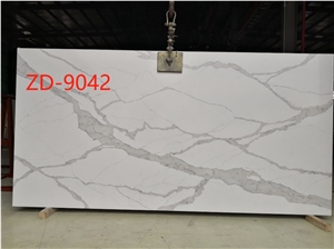 Ice Crack Calacatta Quartz Slab