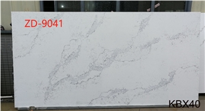 Ice Crack Calacatta Quartz Slab